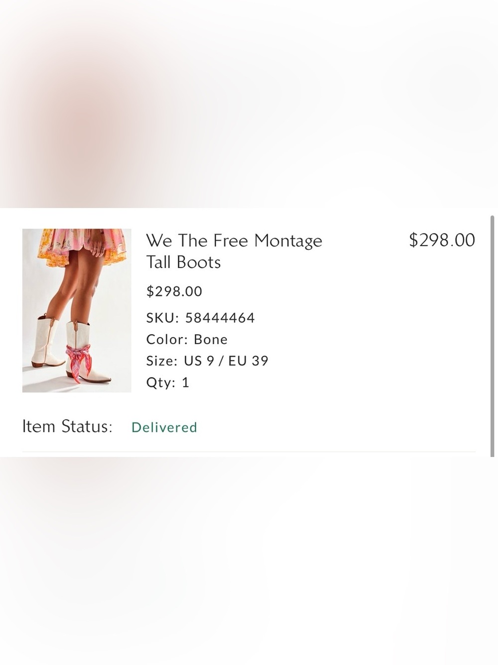 We The Free Montage Tall cowboy Boots - White - Picture 6 of 6